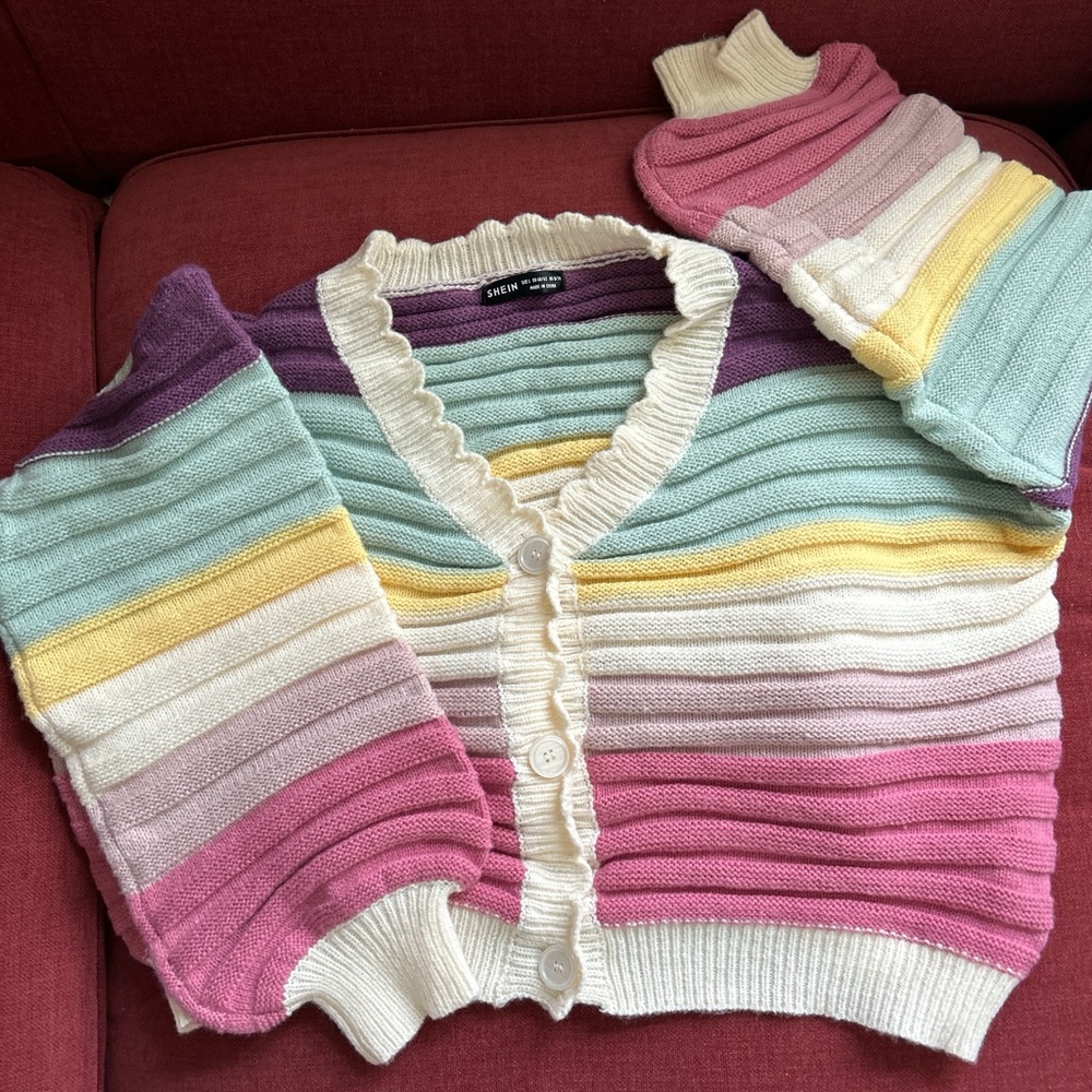 Kawaii Lolita coquette knitted cardingan